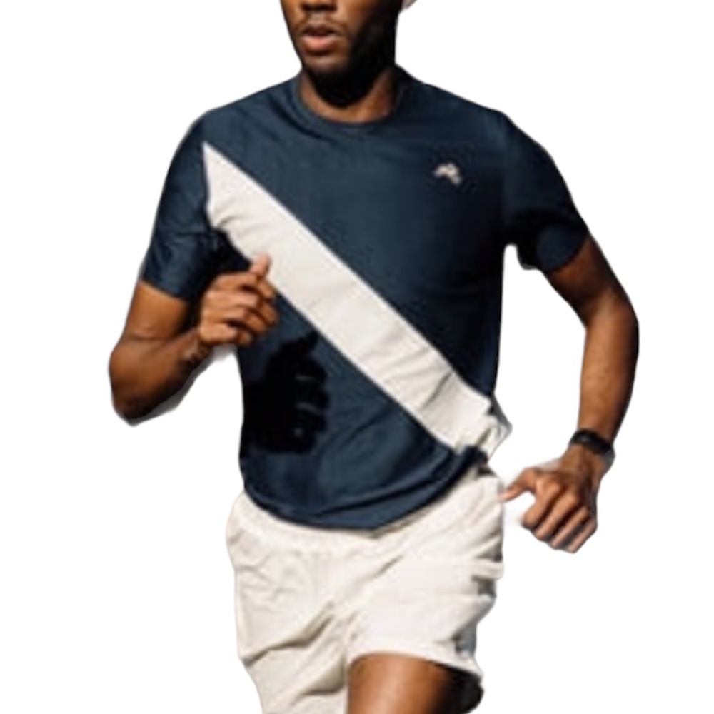 Tracksmith Van Cortlandt Luce Mesh Running Active Tee Size Large